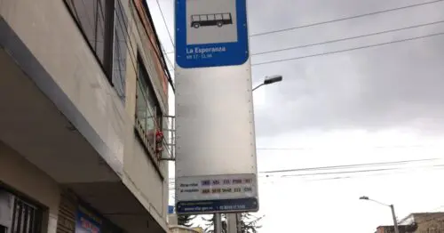 PARADERO SITP BARRIO LA ESPERANZA  193A00